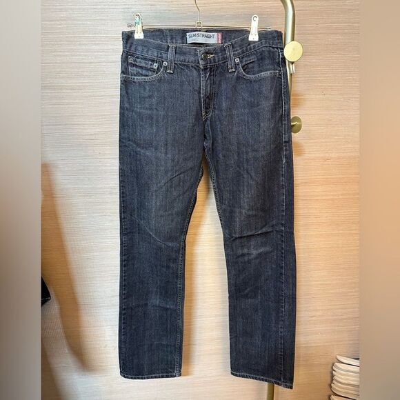 Men’s Levi’s 514 Slim Straight Dark Wash Jean - 30/32 - Picture 1 of 8